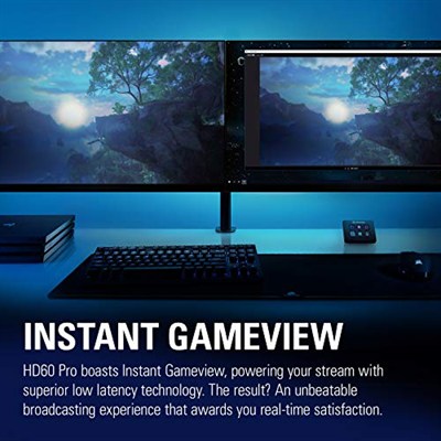 Elgato Game Capture HD60 Pro Görüntü ve Video Yakalama Kartı, Full HD 1080p60 (1GC109901002)