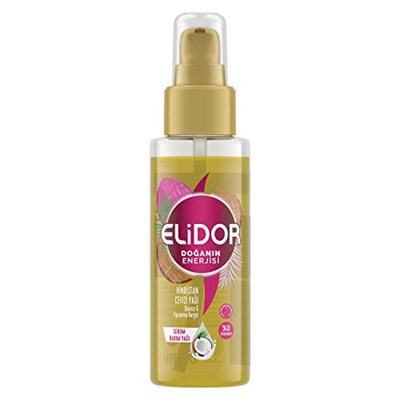 Elidor Güçlü Saç Uçları için Hindistan Cevizi Saç Yağı 1 Paket (1 x 80 ml)