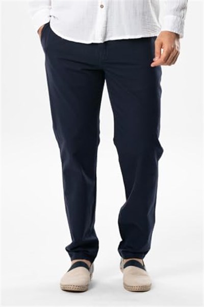 Eliş Şile Bezi Gabardin Pantolon, 46, 740.24, Lacivert, Erkek