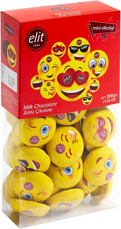 Elit Mini Elitoloji Emoji Sütlü Çikolata 175 g