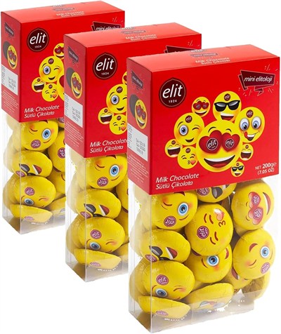 Elit Mini Elitoloji Emoji Sütlü Çikolata 175 g