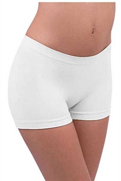 Elite Life Kadın Dikişsiz İz Yapmaz Boxer S-M Beyaz