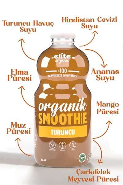 Elite organic 946 Series Smoothie Turuncu 946 ml