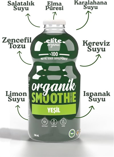 Elite organic 946 Series Smoothie Yeşil 946 ml