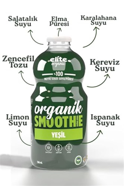 Elite organic 946 Series Smoothie Yeşil 946 ml