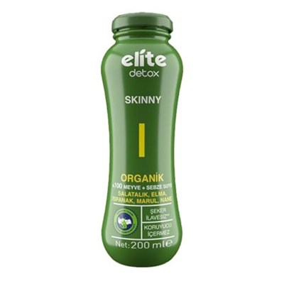 Elite organic Detox Skinny İçeceği 200 ml