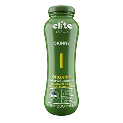 Elite organic Detox Skinny İçeceği 200 ml