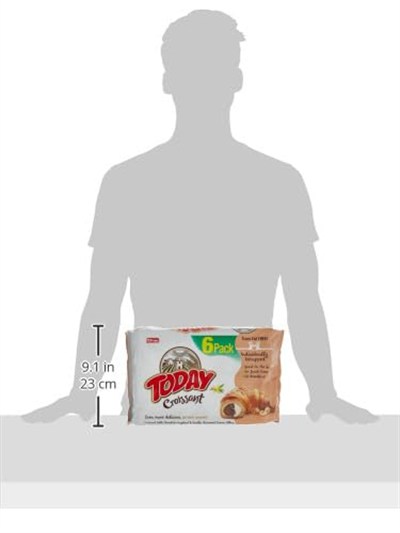 Elvan Today Kruvasan Çikolata Vanilyalı 40 Gr. 6 Adet (1 Kutu)