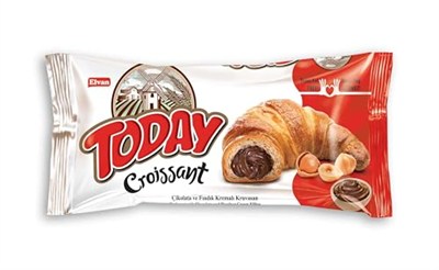 Elvan Today Kruvasan Çikolatalı 40 Gr. 20 Adet (1 Kutu)
