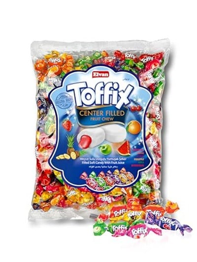 Elvan Toffix Mix Şeker 1000 Gr. (1 Poşet)