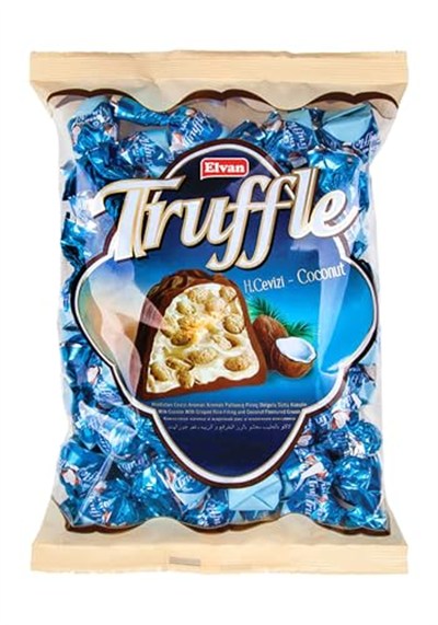 Elvan Truffle Hindistan Cevizli 1000 Gr. (1 Poşet)