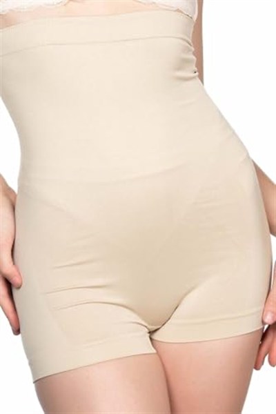Emay Kadın Ten Boxer Korse 2047, Bej, S