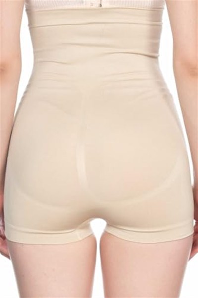 Emay Kadın Ten Boxer Korse 2047, Bej, S