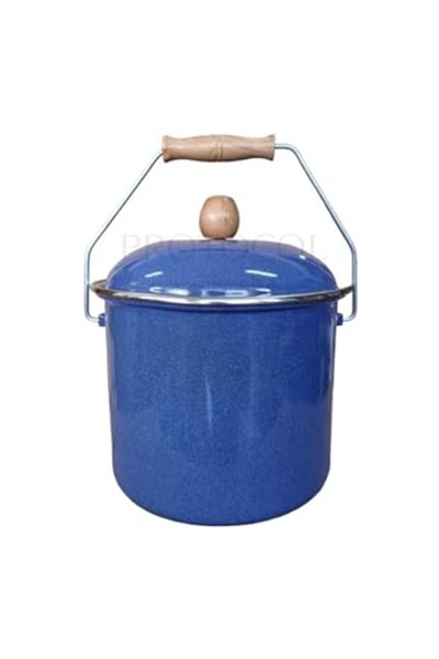 Emaye Yoğurt Tenceresi Emaye Bakraç 20 Cm 5 Litre