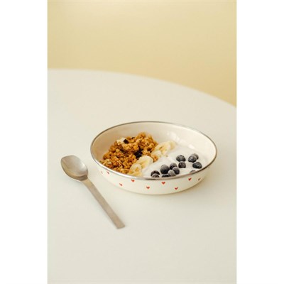Emaylab Cupid Emaye Bowl Tabağı - Bowl Kase - Salata Kasesi - Sunum Kasesi 21cm