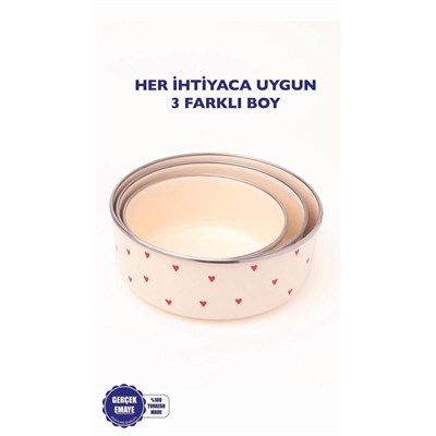 Emaylab Cupid Vakum Kapaklı Yiyecek Saklama Kabı Seti (ocaklarda Kullanilabi̇li̇r)
