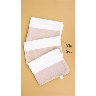 Emaylab Mindy Mutfak %100 Müslin Kurulama Ve Çok Amaçlı Bez (3lü Set)