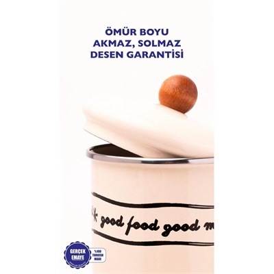 Emaylab Mood Çay Kavanozu/ Çok Amaçlı Dev Boy Kavanoz (17cm)