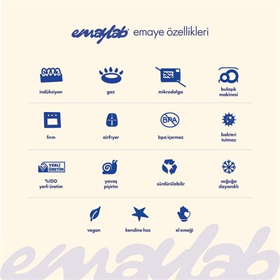 Emaylab Mood Emaye Kupa 400ml