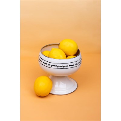 Emaylab Mood Emaye Meyvelik / Ayaklı Kase 14cm (orta Boy)
