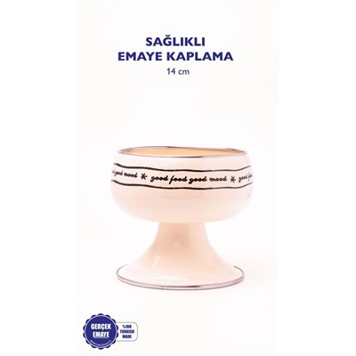 Emaylab Mood Emaye Meyvelik / Ayaklı Kase 14cm (orta Boy)