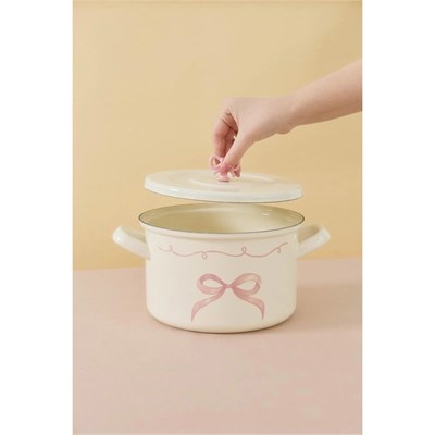 Emaylab Rebel Bow Emaye Derin Tencere 20 Cm