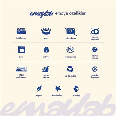 Emaylab Rebel Bow Emaye Kupa
