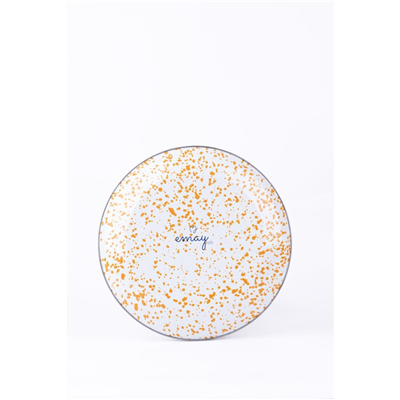 Emaylab Speckles Sunum Tabağı Dekoratif Tabak 26cm