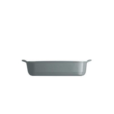 Emile Henry Fırın Kabı Dikdörtgen 30 X 19 Cm - Açık Gri