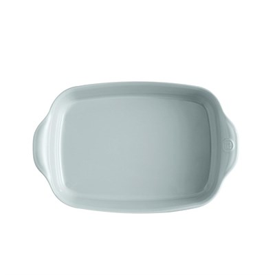 Emile Henry Fırın Kabı Dikdörtgen 30 X 19 Cm - Buz Mavisi