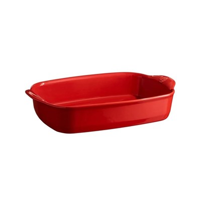 Emile Henry Fırın Kabı Dikdörtgen 36 X 23 Cm Kırmızı/burgundy