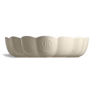 Emile Henry Madeleine Fırın Kabı Kalp 26,5 Cm Ekru/clay