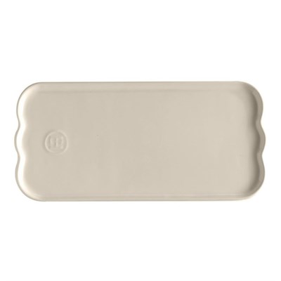Emile Henry Madeleine Servis Tabağı 31,5 Cm Ekru/clay