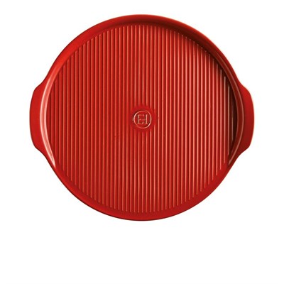 Emile Henry Pizza/fırın Kabı Yuvarlak 40 Cm Kırmızı/burgundy