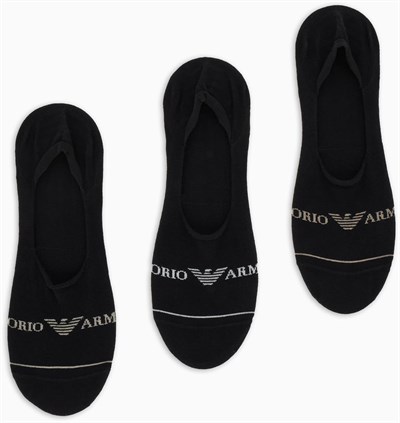 Emporio Armani 3-pack Socks Invisibile Çorap Erkek