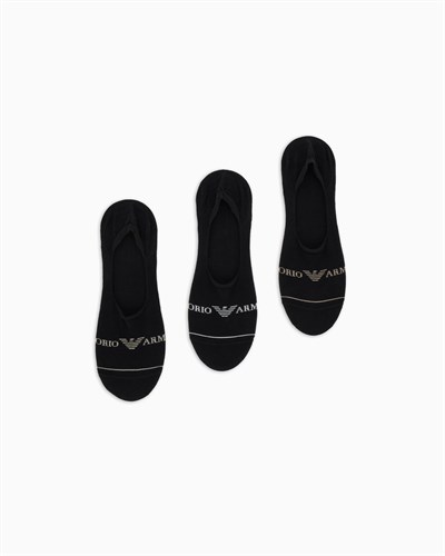 Emporio Armani 3-pack Socks Invisibile Çorap Erkek
