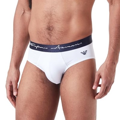Emporio Armani Emporio Armani Erkek mektubu, yumuşak modal Boxer Külot Erkek