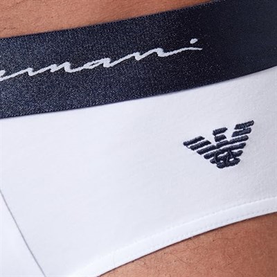 Emporio Armani Emporio Armani Erkek mektubu, yumuşak modal Boxer Külot Erkek