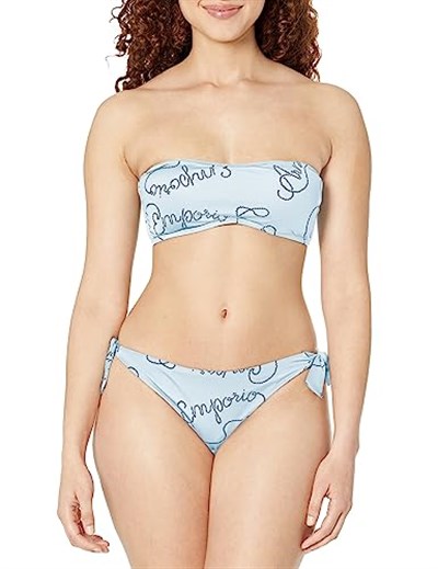 Emporio Armani Emporio Armani Kadın Logomania Band And Bow Brezilya Bikini bikini seti Kadın