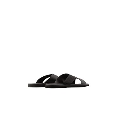 Emporio Armani Erkek sandaleti, siyah