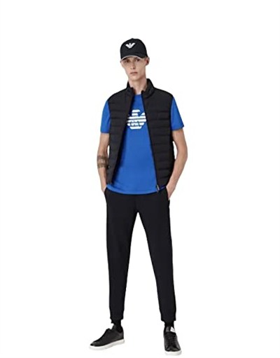 Emporio Armani Erkekler için mavi yelek