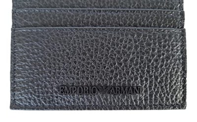 Emporio Armani Erkekler Kredi Kartı Sahibi Nero