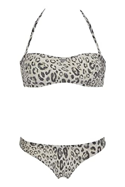 Emporio Armani Kadın Lurex Dokulu İplik Brezilya Bikini Seti