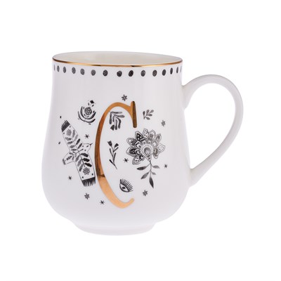 Emsan Artisan C Letter New Bone Kupa 220 ml