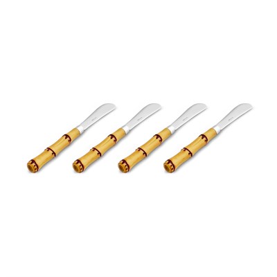 Emsan Bamboo 4lü Tereyağ Bıçağı Kahverengi