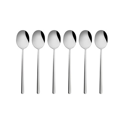 Emsan Bead 6lı Çay Kaşığı Seti Platin