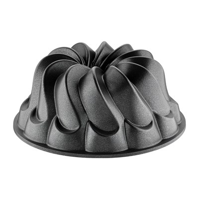 Emsan Black Shiny Flora Döküm Kek Kalıbı 22 cm