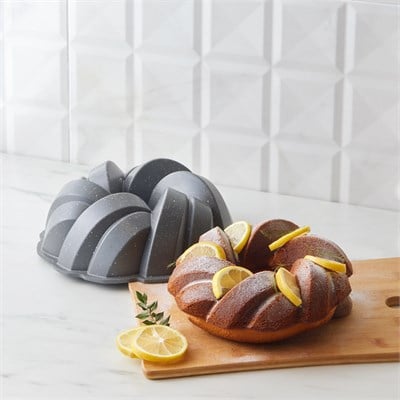 Emsan Cake Pro Örgü Döküm Kek Kalıbı Antrasit 26 cm