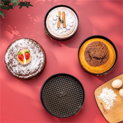 Emsan Circle 3lü Kek Kalıbı Seti 16-18-20 cm kelepçeli