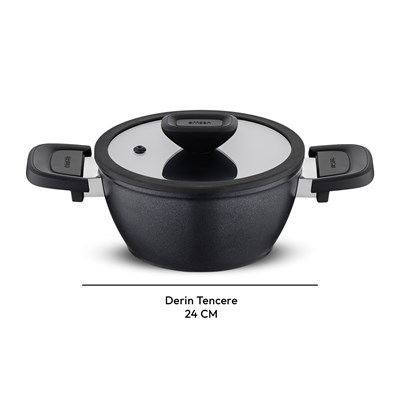 Emsan Diamente Derin Tencere 24 cm